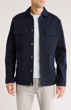 Rodd & Gunn Nagle Cove Stretch Cotton Shirt Jacket in Navy at Nordstrom Rack, Size Xx-Large
