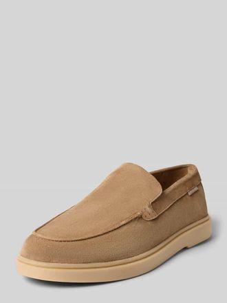 Poelman Loafer aus echtem Leder Modell LIAM in Taupe, Gr&ouml;&szlig;e 40