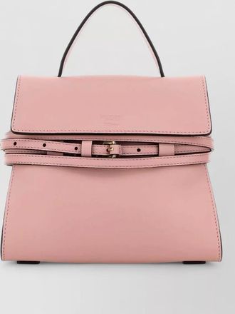 Moschino nappa leather small tie me crossbody bag