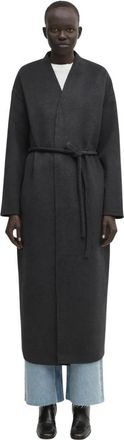Anine Bing Abrigo con cintur&oacute;n - Coats - Mujer - Negro - S