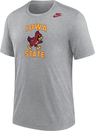 Nike Iowa State Cyclones Nike Mens Football Tri-Blend T-Shirt in Grey | M21372P396IAST-DGH