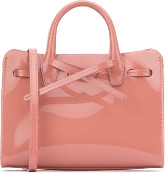 Mansur Gavriel Sun tote bag - women - Patent Calf Leather - OS - Pink