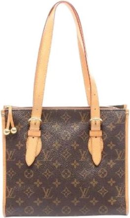 Louis Vuitton Pre-owned Popincourt Monogram tote bag - Dames - Vintage Shopper - Bruin - ONE Size - Leer - Vintage