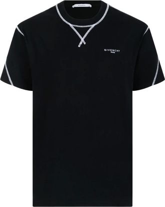 Givenchy Heren, Tops, Zwart, Maat: XL Katoen