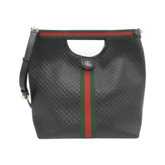 Gucci Pre-owned Leather gucci-bags - Dames - Pre-owned - Zwart - Maat: ONE Size Leer