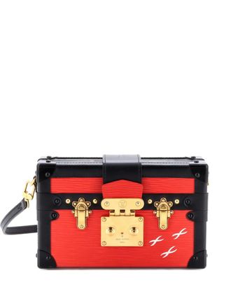 Louis Vuitton Petite Malle Handbag Epi Leather clutch bag - Zwart