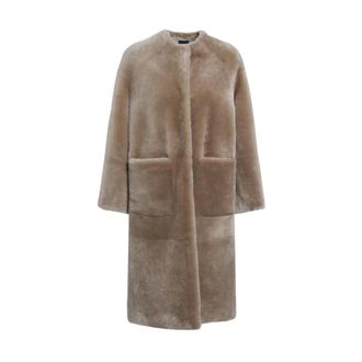 BLANCHA Dames, Mantels, Bruin, Maat: XS