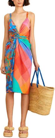 Farm Rio Painted Birds Midi Cover-Up