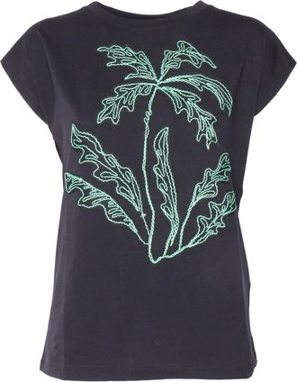 Ermanno Scervino Black T-shirt With Print