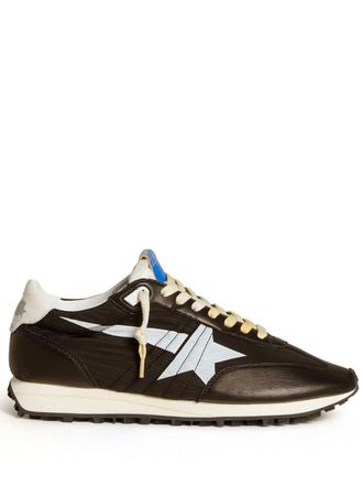 Golden Goose Marathon panelled sneakers - Black