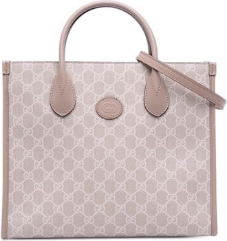 Gucci Pre-owned Gucci Small GG Supreme Interlocking G Tote KEDTIC213NVG6N3K