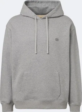 Valentino VLogo cotton jersey hoodie