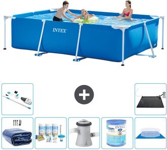 Intex Piscina Con Estructura Rectangular - 300x200x75 Cm - 7-piezas S30210