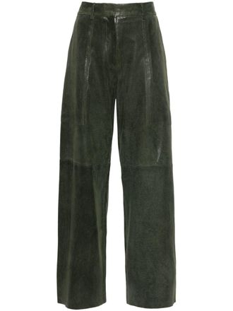 Forte_Forte Straight broek - Groen