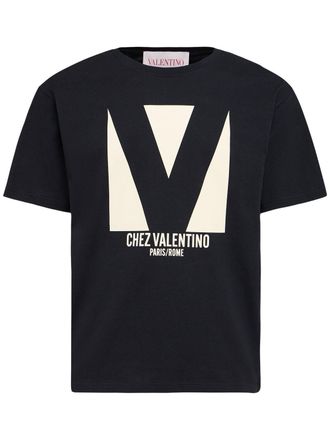 Tシャツ・カットソー VALENTINO Valentino T-shirts and Polos (7V3MG17 DAYCQT3) Valentino Garavani VLTNSTAR print T-shirt | Eraldo.com SB