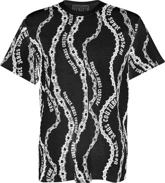 Versace Jeans Couture T-shirts en Polos - Heren - T-shirts - Zwart - M - Tops
