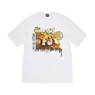 St&uuml;ssy Tops, Heren, Wit, XL, Katoen, Annie Lee Artist Tee