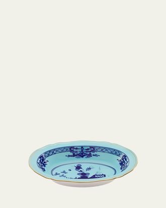 Ginori 1735 Oriente Italiano Iris Deep Oval Serving Bowl