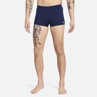 Nike Mens Swim Square Leg Jammer Swimsuit in Blue | NESSA002-440