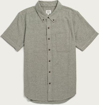 Bridge & Burn Bryce Shirt in Olive Twill at Nordstrom, Size X-Large