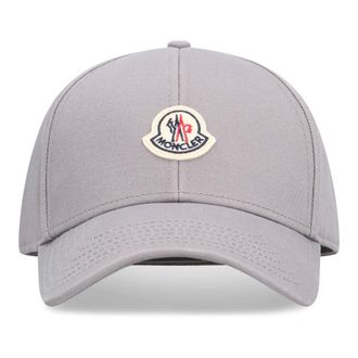 Moncler Logo Baseball Cap 100% Cotton