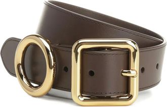 Jacquemus Cintura Regalo con fibbia - Marrone