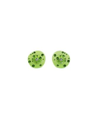 Fry Powers SUN POWERS Resin Saucer Earrings in Green at Nordstrom