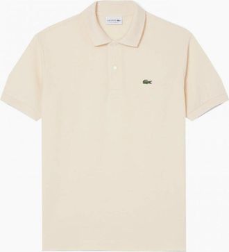 Lacoste Mens Lacoste Mens Beige Classic Short Sleeved Polo Shirt - Tan - Size: 44
