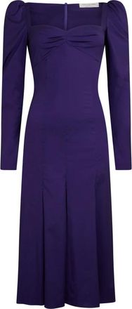 Philosophy di Lorenzo Serafini Elegant Long Dress - Dames - Casual kleedjes - Paars - XS - Polyester - Kleedjes