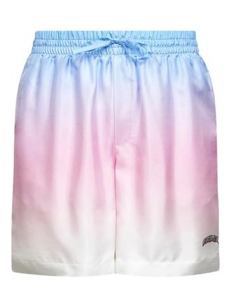 Casablanca drawstring silk shorts - Rosa