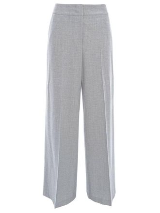 PESERICO Micro Houndstooth Palazzo Trousers