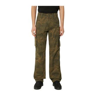 Alpha Industries Jet Camo Pant - Heren - Straight fit broeken - Groen - W33 - Katoen - Broeken