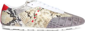 Marni Sneakers con effetto pelle di serpente - Toni neutri