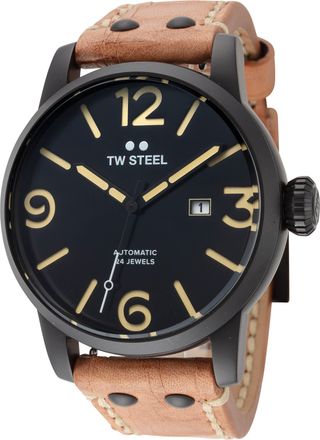 TW Steel Mens Maverick 48mm Brown Automatic Watch