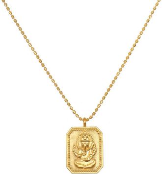 Satya Jewelry Ganesha Hindu God, Bestower of Good Fortune Necklace