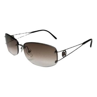 Givenchy Pre-owned Accessories, female, Black, Size: ONE SIZE Pre-owned Metal Sunglasses