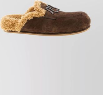 Rene Caovilla leather morgana mules