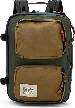 Topo Designs Global Briefcase Briefcase Bags Olive/Dark Khaki, Mesh
