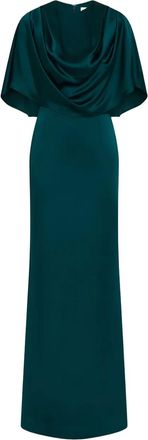 Rebecca Vallance Ellerie maxi-jurk met cape - Groen