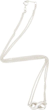 Tiffany & Co. Silver Infinity Double Chain Necklace (Authentic Pre-Loved)