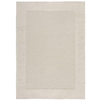 Flair Rugs Alfombra de lana con borde beige 120x170cm