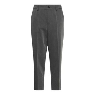 Kaffe Broek - Dames - Broeken - Grijs - Maat: L Leer