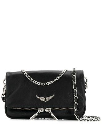 Zadig&Voltaire Rock Nano bag - women - Leather/Cotton - OS - Black