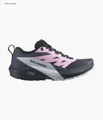 Salomon Womens Sense Ride 5 Trail Running Shoe In India Ink/lilac Sachet/arctic Ice