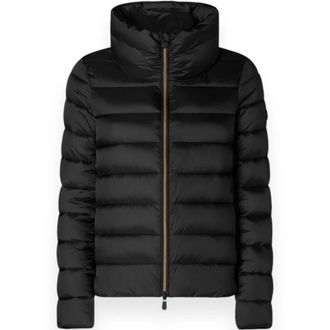 Save The Duck Winter Jackets, female, Black, L, Quilted Puffer Jacket
