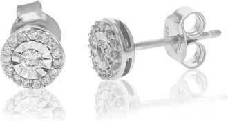 Vir Jewels 1/4 cttw Lab Grown Diamond Stud Earrings in.925 Sterling Silver Round Cut Prong Set