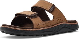 Merrell Cove Leather Slide Mens Sandals Coffee : 10 M