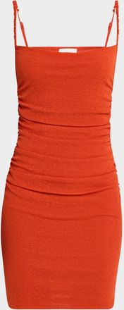 Nanushka Adie Ruched Bodycon Dress