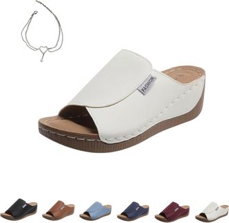 Generic Vivastep Sandals - Ergonomic & Non-Slip Sandals for Pain Relief, 2025 Orthopedic Barefoot Open Toe (White, Adult, Women, 6, Numeric, UK Footwear Size 