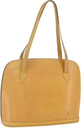 Louis Vuitton Pre-owned Vintage leren schoudertas - Dames - Vintage Schoudertas - Geel - ONE Size - Leer - Vintage
